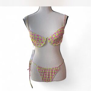 Colorful Floral Bikini Set